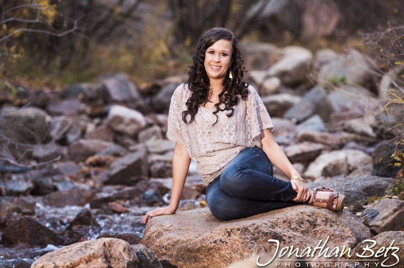 Colorado Springs High school senior portraits, Jonathan Betz Photography, Cheyenne Canon