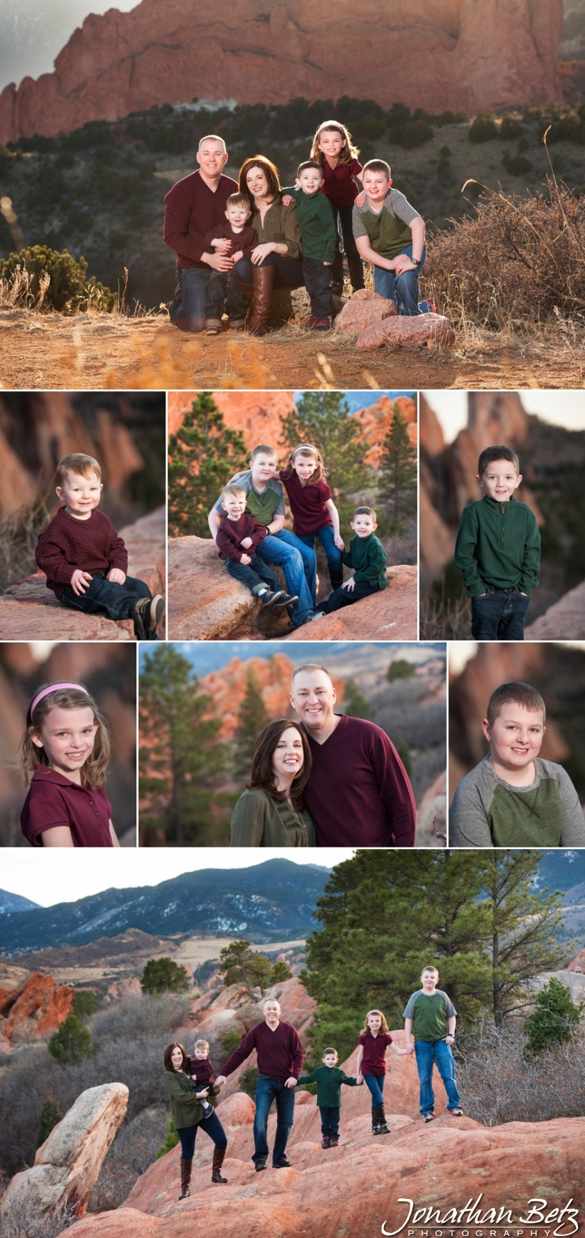 Colorado Springs Family Portraits Photographer Jonathan Betz Photography