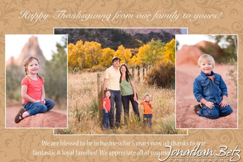 Jonathan Betz Photography Thanksgiving Wishes Colorado Springs Photographer