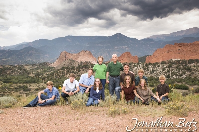 Colorado Springs Photographer, Jonathan Betz Photography, family portraits, Garden of the Gods
