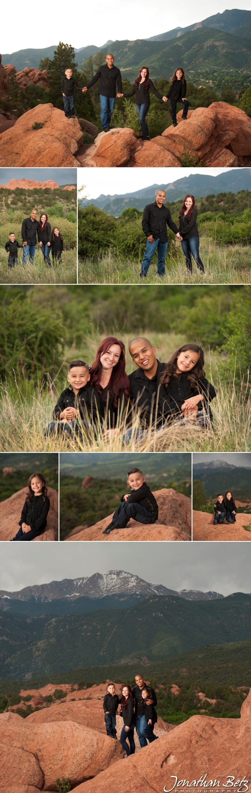 Colorado Springs Outdoor Family Portraits Photographer