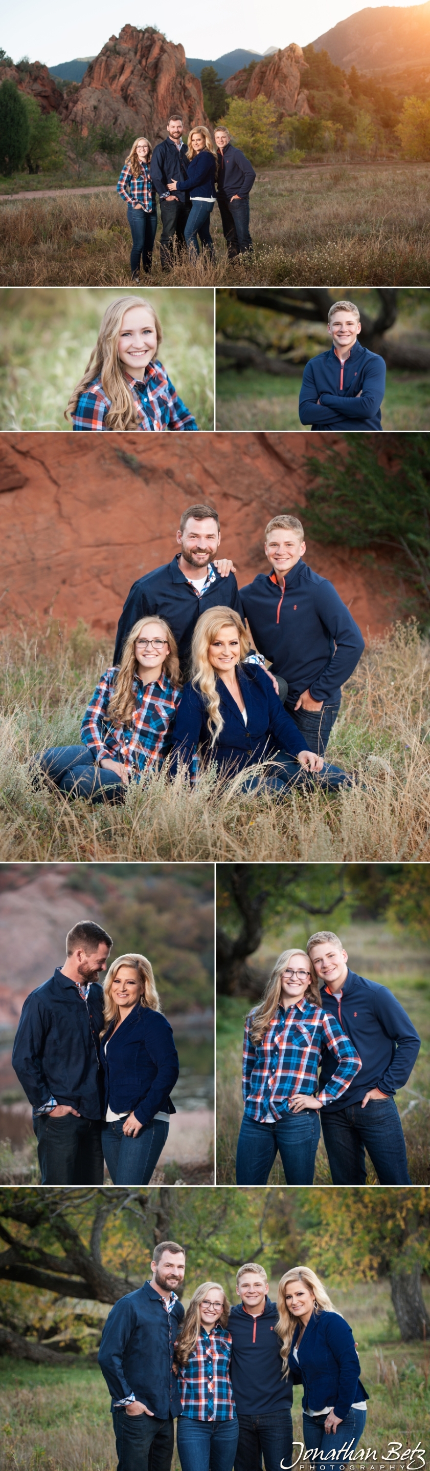 Colorado Springs Family Portraits Photographer Jonathan Betz Photography Red Rock Canyon 1