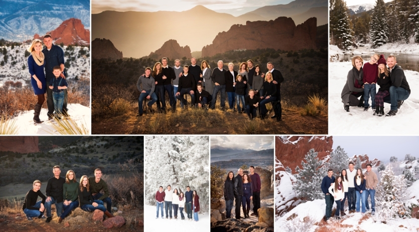 winter and snow family portraits in Colorado Springs by Jonathan Betz Photography